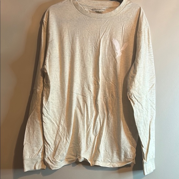 American Eagle Outfitters Soft Tan Tee - Picture 1 of 6